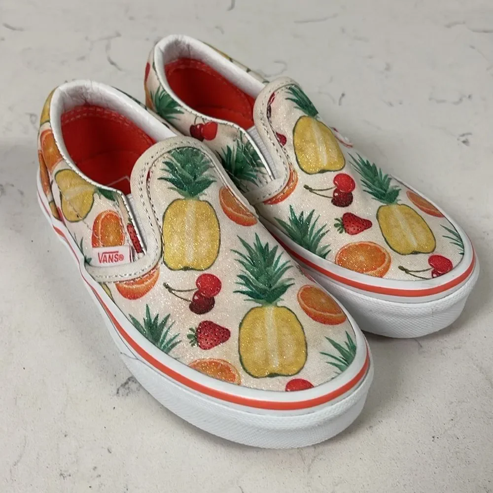 Vans Vans Slip On Fruit Sneakers Size 11 Topical Fruit